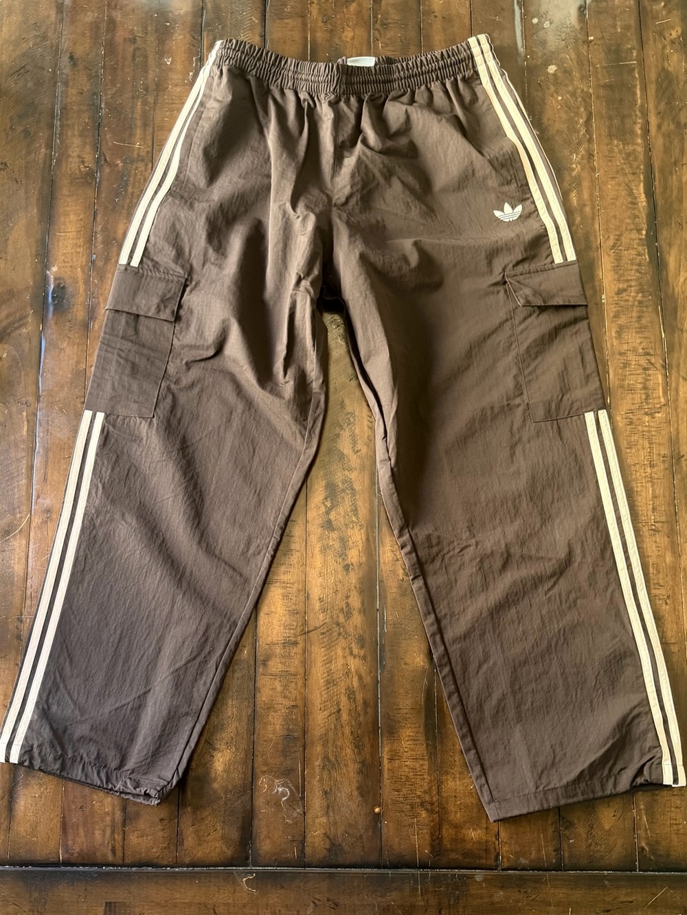 Adidas Originals Adicolor Classics 3-Stripes Cargo Pants Brown KE2926 Men's L